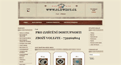 Desktop Screenshot of oldwest.cz